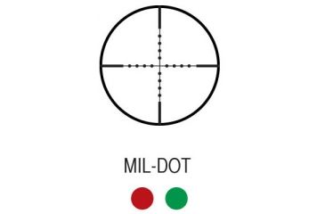 Image of AIM Sports Inc 3-9x40 Dual Illuminated Scope w/Cut Sunshade/Mil-Dot Reticle/Picatinny Mount JTSDM3940G-N