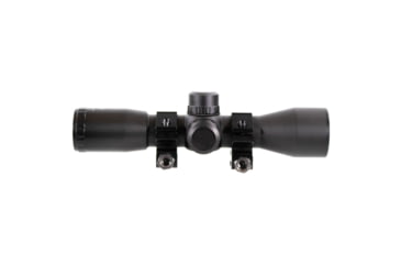 Image of AIM Sports Inc 4X32 Compact Rangfinder Scope W/Rings, Black, Medium, JTR432B