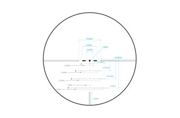 Image of AIM Sports Inc Alpha 6 1-6X24 30mm Rifle Scope With CQ1 Moa Reticle, Black, JA6HD1624CQ