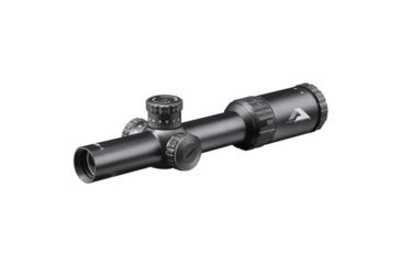 Image of AIM Sports Inc Alpha 6 1-6X24 30mm Rifle Scope With CQ1 Moa Reticle, Black, JA6HD1624CQ