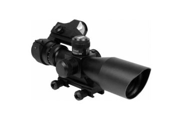 Image of AIM Sports Inc CQB Combo 3-9x40 Scope and Red Dot, Red Dot-QRM-Rangefinder JSRMC01-R