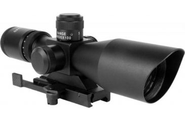 Image of AIM Sports Inc CQB Combo 3-9x40 Scope/Red Dot/QR Mount/Mil-Dot Reticle JSRMC01