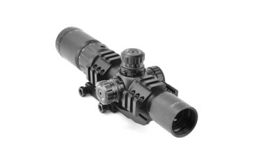 Image of AIM Sports Inc Recon Series 1.5-4x30 Tri Illuminated CQB Scope w/ Locking Turrets/3/4 Circle Reticle JTHR1