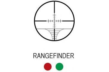 Image of AIM Sports Inc XPF Series 2.5-10x40 Dual Illuminated Rifle Scope w/Rangefinder Reticle JXPFR251040G