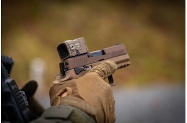 Image of Aimpoint ACRO P-2 Red Dot Reflex Sight, 3.5 MOA Dot Reticle, FDE, Hard Anodized, 200777