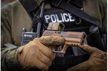 Image of Aimpoint ACRO P-2 Red Dot Reflex Sight, 3.5 MOA Dot Reticle, FDE, Hard Anodized, 200777