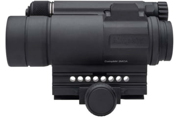Image of Aimpoint CompM4 Red Dot Reflex Sight, 2 MOA Dot Reticle, Black, Semi Matte, Anodized, 11972