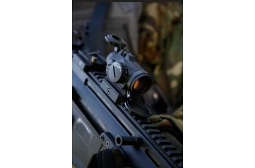 Image of Aimpoint Micro T-2 Red Dot Sight, 1x18mm, 2 MOA, Aimpoint LRP Mount, Black, 200198