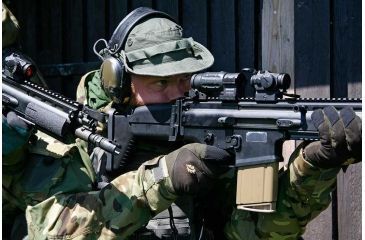 Image of Aimpoint Micro T-2 Red Dot Sight, 1x18mm, 2 MOA, Aimpoint LRP Mount, Black, 200198