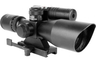 Image of AimSports 2.5-10X40 Dual Ill. Scope /Duplex Reticle, Black JDG251040G