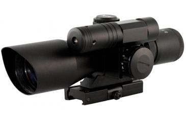 Image of AimSports 2.5-10X40 Dual Ill. Scope /Non-Etched Glass/Mil-Dot, Black JDNG25104G