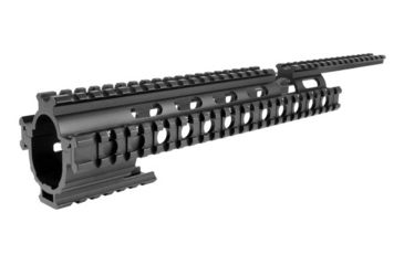 Image of AimSports Ruger 10/22 Tactical Quad Rail, Black, M1022Q
