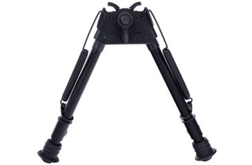 Image of Aimtech Warhammer Tactical Bipod, 9-13 in Adjustable Tactical Lever Locking Pivot, Black, AFA-20856