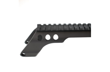 Image of Aimtech Warhammer Tactical Full Rail Shotgun Mount w/MagPul M-Lok System, Mossberg 590, 20ga,w/Shotshell Carrier, Black, ML-4SWH 6S