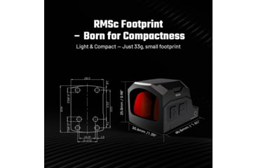 Image of AIMWIN PE330 Enclosed Emitter Red Dot Sight