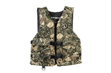 Image of Airhead Adult Universal Sportsman Life Vest w/ Pockets, Camo, 10004-15-A-CM