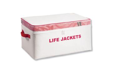 Image of Airhead Adults Type II Keyhole Life Vest w/Storage Bag, Orange, Pack of 4, 10000-20-A-OR
