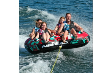 Image of Airhead Blast Towable, 4 Rider, Maroon / Teal, AHBL-42