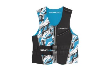 Image of Airhead Camo Cool Mens Kwik-Dry Neolite Vest, Blue, 15002-12-B-BL