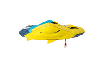 Image of Airhead Carve Steerable Tube, 1 Rider, Blue / Yellow, AHCV-11