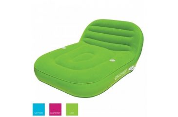 Image of Airhead Sun Comfort Cool Suede Double Chaise Lounge, Lime, AHSC-010