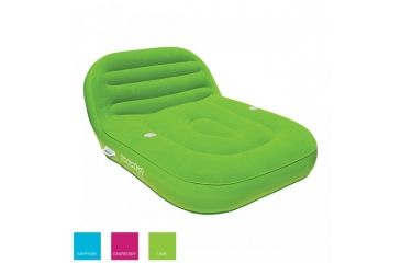 Image of Airhead Sun Comfort Cool Suede Double Chaise Lounge, Lime, AHSC-010