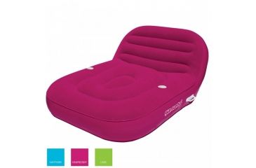 Image of Airhead Sun Comfort Cool Suede Double Chaise Lounge, Raspberry, AHSC-011