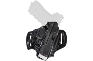 Image of Aker Leather Model 160 Spring Special Executive Holsters, Colt 1911 Officer, Right, Plain, Black, H160BPRU-CO OFF