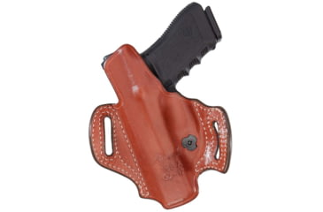 Image of Aker Leather Model 160 Spring Special Executive Holsters, Smith &amp; Wesson M&amp;P 40, Right, Plain, Tan, H160TPRU-MP 40