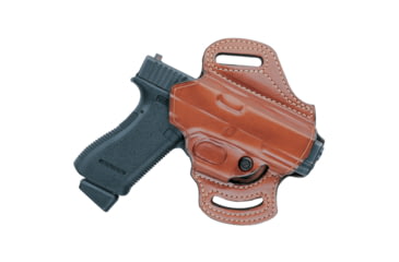 Image of Aker Leather Model 168a Flatsider Xr13 Strapless Open Top Holsters, Heckler &amp; Koch USP .40 S&amp;W/9mm, Left, Plain, Black, H168ABPLU-HK 40