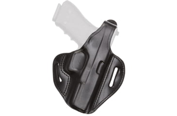 Image of Aker Leather Model 136 Bodyguard Pancake Holster, M&amp;P 9/40/ 2.0, Right, Plain, Black, H136BPR-MP40