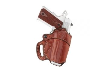 Image of Aker Leather Model 169 Nichols Avenger Belt Slide Holster, Heckler &amp; Koch HK45, Right, Plain, Tan, H169TPRU-HK 45