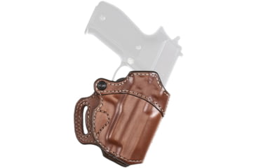 Image of Aker Leather Model 169 Nichols Avenger Belt Slide Holster, Colt 1911 Government 5in, Right, Plain, Tan, H169TPR-CO1911