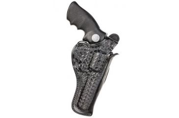 Image of Aker Leather Black Basketweave Rh,lin Sw N Frame 4inch - H121BWRL-LRG 4