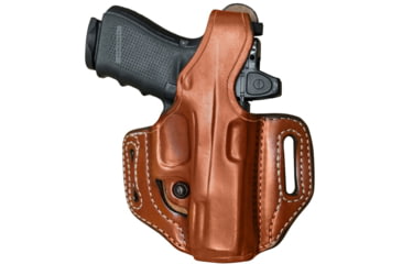 Image of Aker Leather Flatsider XR14 Straight Draw Holster, M&amp;P 9/40/ 2.0, Left, Plain, Tan, H170TPL-MP40