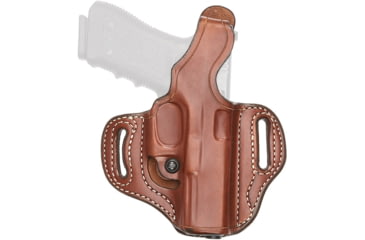 Image of Aker Leather Flatsider XR14 Straight Draw Holster, M&amp;P 9/40/ 2.0, Left, Plain, Tan, H170TPL-MP40
