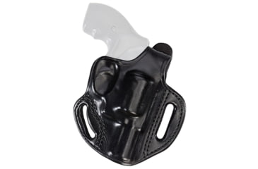 Image of Aker Leather Model 137 Bodyguard Revolver Holster, N-Frame 4in, Right, Plain, Black, H137BPR-LRG4