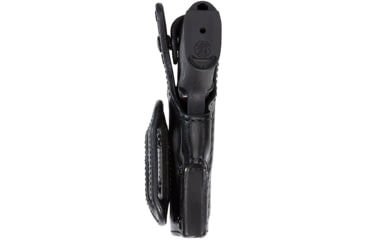 Image of Aker Leather Model 165 Sentinel Hi Ride Lined Holster, Glock 17/22/31, Left, Plain, Black, H165BPL-GL1722