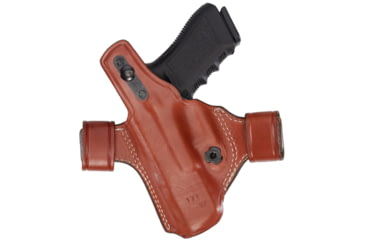 Image of Aker Leather Model 171 Flatsider Patriot XR20 Holster, Glock 20/21, Right, Plain, Tan, H171TPR-GL2021