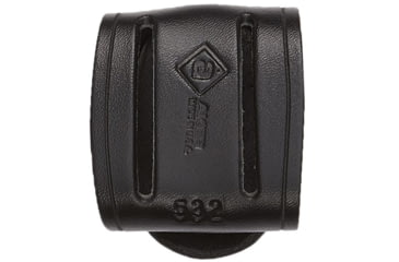 Image of Aker Leather Model 532 Extra Wide Deluxe Belt Keeper, Nickel Snaps, Plain, Black, A532-BP