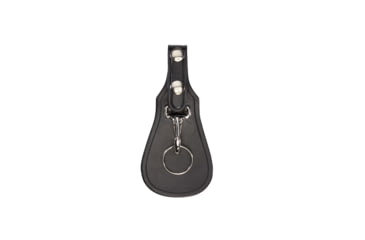 Image of Aker Leather Model 560 Key Flap Holder, Plain, Black Snap, Small, A560-BP-BK