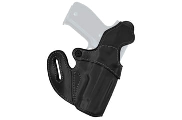 Image of Aker Leather Specialist Belt Slide Leather Holster, Beretta 92F, Right, Plain, Black, H146BPR-BE92F