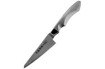 Image of Al Mar Knives All Stainless Ultra-Chef Honesuki Knife, Damascus ALAM-SC5