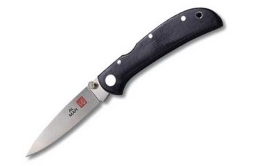 Image of Al Mar Knives Falcon Ultralight,3 1/4 in.,Black Micarta, Satin, Plain Edge AL1003UBK2