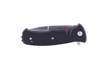 Image of Al Mar Knives Mini S.E.R.E. 2020 G Series Folding Knife, Spring Assist, D2, 3 in, Combo, G10, Black, AMK2201