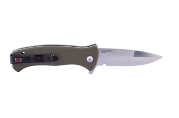 Image of Al Mar Knives Mini S.E.R.E. 2020 OD Green Series Folding Knife,Spring Assist, 8Cr, 3 in, Traditional, OD Green, AMK2208