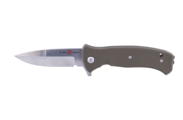 Image of USED Al Mar Knives Mini S.E.R.E. 2020 OD Green Series Folding Knife,Spring Assist, 8Cr, 3 in, Traditional, OD Green, AMK2208, EDEMO1