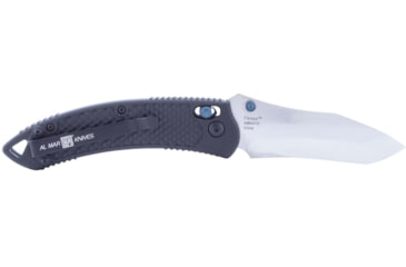 Image of Al Mar Knives Payara Axis Lock Folding Knife, 4.5in Closed, 3.25in Satin Stainless Steel Blade, Black Textured ABS Handle, AMK4131
