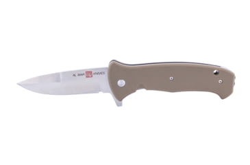 Image of Al Mar Knives S.E.R.E. 2020 Coyote Series Folding Knife, Spring Assist, 8Cr 3.6 in, Traditional, Coyote, AMK2214