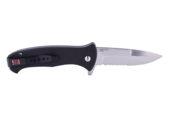 Image of Al Mar Knives S.E.R.E. 2020 G Series Folding Knife, Liner Lock Spring Assist, D2, 58HRC, Satin, 3.6 in, Combo, G10, Black, AMK2203